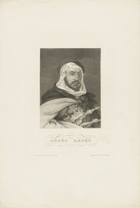 Porträt von Abdelkader ibn Muhieddine 1808-1883, ca. 1860 von Unbekannt