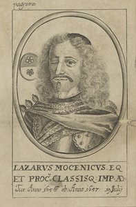 Porträt von Admiral Lazzaro Mocenigo 1624-1657, ca. 1720 von Unbekannt
