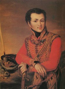 Porträt von Artemy Lazarev, Staffelführer des Life-Guards Husarenregiments