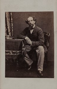 Porträt von Charles Dickens 1812-1870, 1860er Jahre von Unbekannt