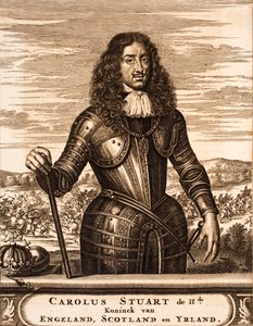 Porträt von Charles II. von England 1630-1685 Aus: Schauplatz des Krieges, 1675