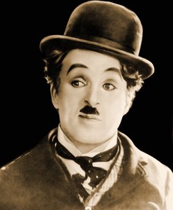 Porträt von Charlie Chaplin