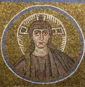 Porträt von Christus, byzantinisch, frühes 20. Jahrhundert, Original datiert spätes 5. bis frühes 6. Jahrhundert von Unbekannt
