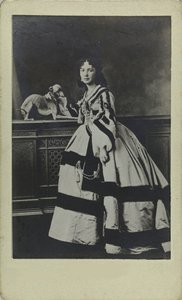 Porträt von Cora Pearl 1836-1886, ca. 1865 von Unbekannt