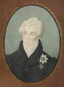 Porträt von Graf Alexander Lvovich Naryshkin 1760-1826, zweites Viertel des 19. Jahrhunderts von Unbekannt