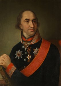 Porträt von Graf Alexander Semjonowitsch Chwostow 1753-1820, 1809