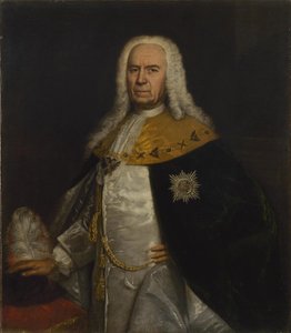 Porträt von Graf Andrei Iwanowitsch Uschakow 1708-1739, Mitte des 18. Jahrhunderts