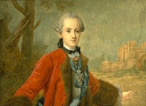 Porträt von Graf Kirill Rasumowski, der letzte Hetman der Ukraine, Mitte des 18. Jahrhunderts von Unbekannt