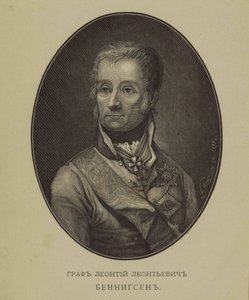 Porträt von Graf Levin Leonty August Theophil von Bennigsen 1745-1826