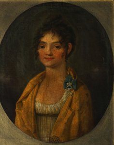 Porträt der Gräfin Anna Alexejewna Orlowa von Chesma 1785-1848, um 1805-1810 von Unbekannt