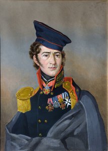 Porträt von Dmitri Alexejewitsch Stolypin 1785-1826, frühes 19. Jahrhundert von Unbekannt