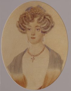 Porträt von Ekaterina Nikolajewna Goncharova 1809-1843, Ende der 1820er-Anfang der 1830er Jahre von Unbekannt