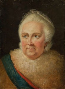 Porträt der Kaiserin Katharina II 1729-1796, Ende 1790er Jahre