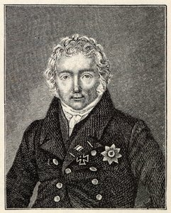 Porträt von Friedrich von Motz von Unbekannt