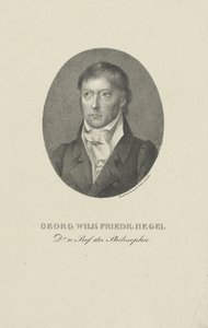 Porträt von Georg Wilhelm Friedrich Hegel 1770-1831