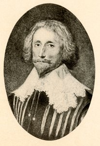 Porträt von George Sandys, mit geschlitztem Wams und Vandyke-Kragen, ca. 1610-1630, 1937 von Unbekannt