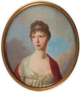Porträt der Großfürstin Maria Pawlowna von Russland 1786-1859, 1800er von Unbekannt