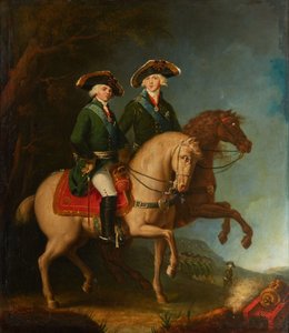Porträt der Großfürsten Alexander Pawlowitsch und Konstantin Pawlowitsch, 1795