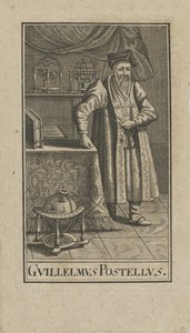 Porträt von Guillaume Postel 1510-1581, vor 1740 von Unbekannt