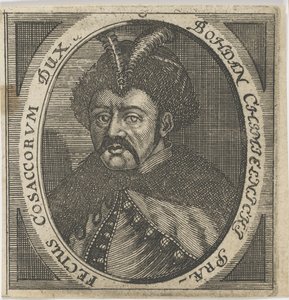 Porträt von Hetman Bohdan Khmelnytsky 1595-1657, nach 1650