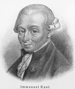 Porträt von Immanuel Kant 1724-1804 von Unbekannt
