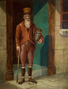 Porträt von James Guidney, bekannt als Jimmy der Felsenmann, 1782-1866, [undatiert, frühes 19. Jahrhundert] von Unbekannt