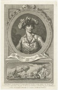 Porträt von Jean Bart 1650-1702, 1694 von Unbekannt