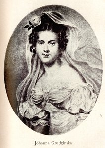 Porträt von Joanna Grudzińska, frühes 19. Jahrhundert