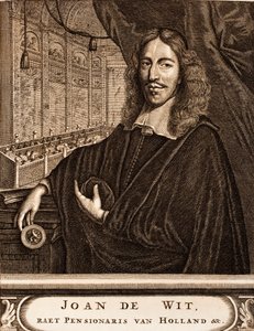 Porträt von Johan de Witt 1625-1672 Aus: Schauplatz des Krieges, 1675 von Unbekannt