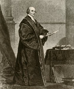 Porträt von John Jay in seiner Robe als erster Oberster Richter der Vereinigten Staaten, um 1780, 1937 von Unbekannt