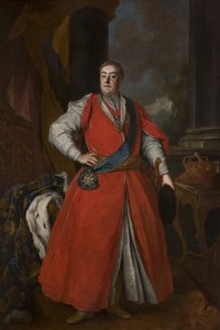 Porträt von König August III. in polnischer Tracht, ca. 1737 von Unbekannt