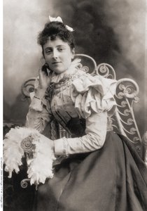 Porträt von Lucy Maud Montgomery 1874-1942, 1891 von Unbekannt