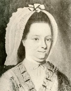 Porträt von Mrs. Nathaniel Appleton, Jr., mit einer eigentümlichen Kappe