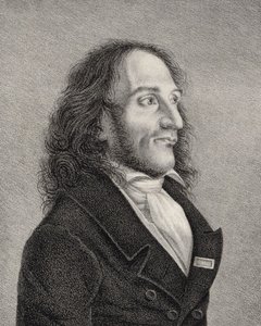 Porträt von Niccolò Paganini 1782-1840, ca. 1830 von Unbekannt