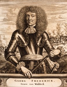 Porträt von Prinz Georg Friedrich von Waldeck 1620-1692 aus: Schauplatz des Krieges