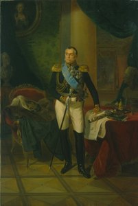 Porträt von Prinz Pyotr Volkonsky 1776-1852, ca. 1850