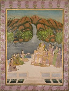 Porträt von Sardar Singh, Sohn von Savant Singh, 1730-68, um 1760 von Unbekannt