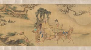 Porträt von Shaoyu in der Gestalt von Liu Ling, ca. 1795 von Unbekannt