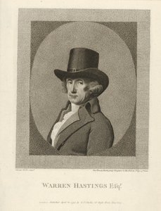 Porträt von Warren Hastings, Esq., veröffentlicht 1795