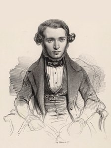 Porträt des Pianisten und Komponisten Jacob Rosenhain 1813-1894 von Unbekannt