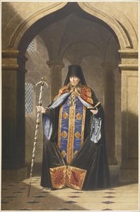 Porträt des Archimandriten Photius von Russland 1792-1838, 1820er Jahre von Unbekannt
