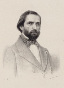 Porträt des Komponisten Giuseppe Verdi von Unbekannt