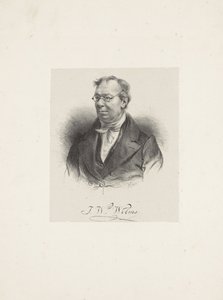 Porträt des Komponisten Johann Wilhelm Wilms, 1772-1847, 1835 von Unbekannt