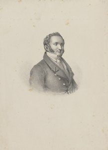 Porträt des Komponisten Gioachino Antonio Rossini