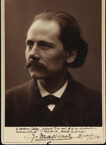 Porträt des Komponisten Jules Massenet 1842-1912, 1881