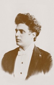 Porträt des Komponisten Pietro Mascagni, 1863-1945