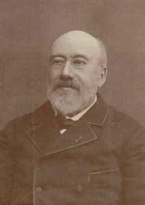 Porträt des Komponisten und Chansonniers Gustave Nadaud 1820-1893, 1880 von Unbekannt