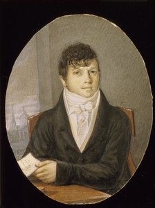 Porträt des Tänzers, Ballettmeisters und Drehbuchautors Ivan Valberkh 1766-1819 von Unbekannt