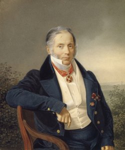 Porträt des Malers Alexander Sauerweid 1782-1844, erstes Viertel des 19. Jahrhunderts
