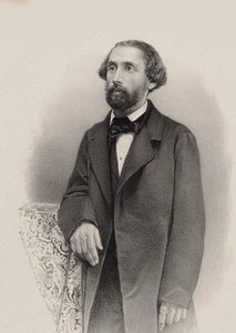 Porträt des Pianisten und Komponisten Julius Schulhoff 1825-1898, 1860